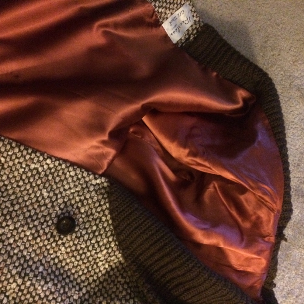 Vintage Double Breasted Coat w/ Sweater Collar - Picture 12 of 15